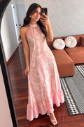 Vestido Halter largo